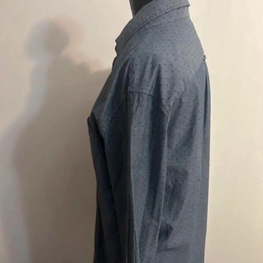 American Eagle Outfitters Blue button-down shirt, size XL